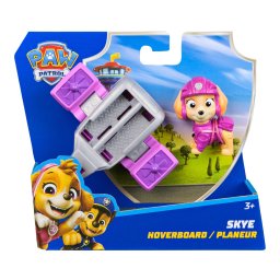 Patrula Catelusilor Action Pups Skye cu hoverboard de salvare si figurina 5 cm