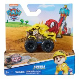 Patrula Catelusilor Rubble vehicul metalic Rescue Wheels, 1:55