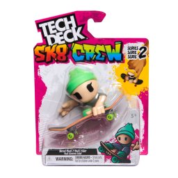Tech Deck Sk8 Crew set placa si figurina 9,6 cm, sapca verde