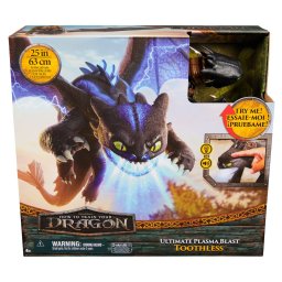 Dragon interactiv Toothless cu efecte luminoase si sunete, 63 cm