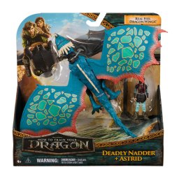 Set dragon Deadly Nadder si figurina Viking Astrid, Cum sa iti dresezi dragonul