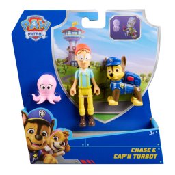 Set 3 figurine Patrula Catelusilor Chase si Capitanul Turbot