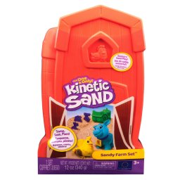 Kinetic Sand set de joaca Ferma de animale, nisip kinetic 340 g
