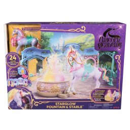 Set de joaca Unicorn Academy Wildstar cu fantana magica si grajd