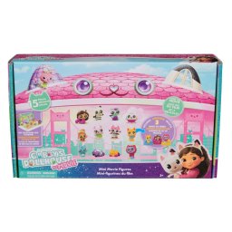Set figurine Gabby's Dollhouse Film cu 15 piese si decor de joaca