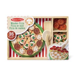 Set de joaca din lemn Pizza Melissa & Doug, 36 toppinguri