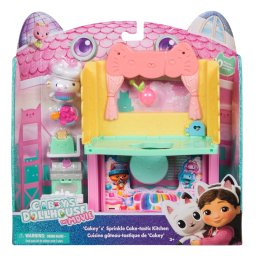 Bucatarie Gabby’s Dollhouse Filmul, cu figurine si accesorii