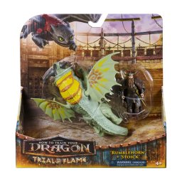 Set dragon Rumblehorn si figurina Stoick, Cum sa iti dresezi dragonul
