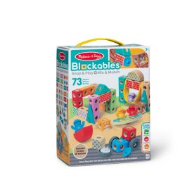 Set constructie din lemn Melissa & Doug Orasul, 73 piese
