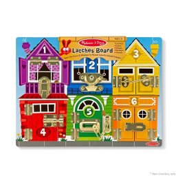 Placa cu zavoare din lemn Melissa & Doug, jucarie educativa 3+ ani