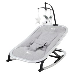 Balansoar pentru bebelusi Nania Hugo Grey, pliabil, 0-6 luni