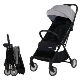 Carucior sport Nania Orla gri-negru, pliabil, usor, 0-15 kg