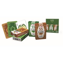 Carti de joc clasice TREFL, 55 piese, model traditional multicolor