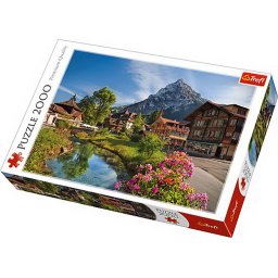 Puzzle Trefl 2000 piese Alpii Vara, peisaj montan multicolor