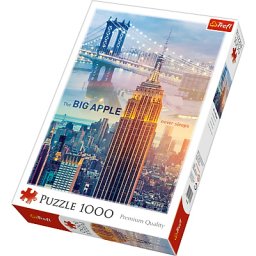 Puzzle Trefl 1000 piese Zori de zi la New York, multicolor