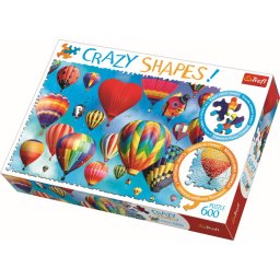 Puzzle Trefl 600 piese cu forme ciudate, Baloane Colorate