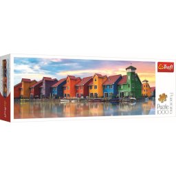 Puzzle panoramic Trefl 1000 piese cu peisaj Groningen