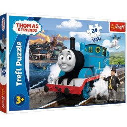 Puzzle Trefl 24 Maxi Thomas si Prietenii pentru copii 3+