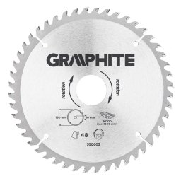 Disc circular 160 x 30 mm, 48 dinti GRAPHITE