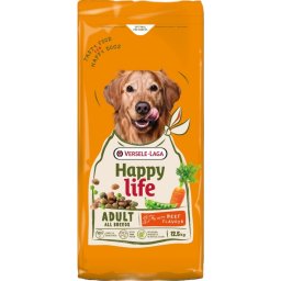 VERSELE-LAGA Happy Life Adult cu aromă vită 12,5kg hrană câini