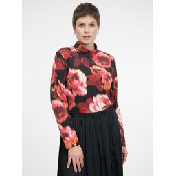 Red Patterned Women's Long Sleeve T-Shirt ORSAY - Women's