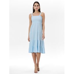 Rochie midi albastru pal pentru femei ORSAY