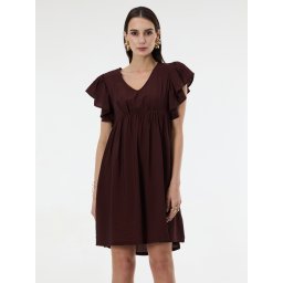 Rochie lungă până la genunchi ORSAY, maro închis, pentru femei
