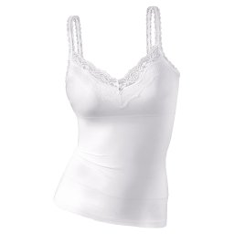 LASCANA Top modelator alb