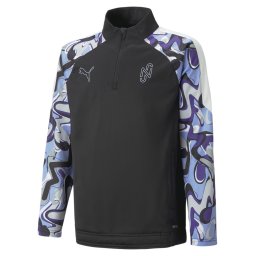 PUMA Tricou funcțional 'Neymar Jr Creativity' albastru deschis / gri piatră / mov închis / negru