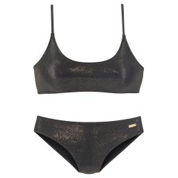 LASCANA Costum de baie două piese negru