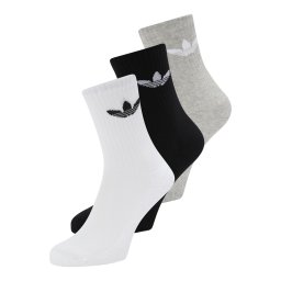 ADIDAS ORIGINALS Șosete 'Trefoil' gri amestecat / negru / alb
