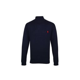 U.S. POLO ASSN. Pulover albastru marin / roșu