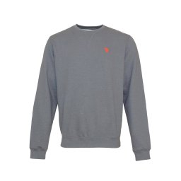 U.S. POLO ASSN. Pulover gri / roșu