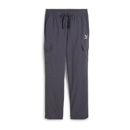 PUMA Pantaloni cu buzunare 'Classics' gri închis / alb