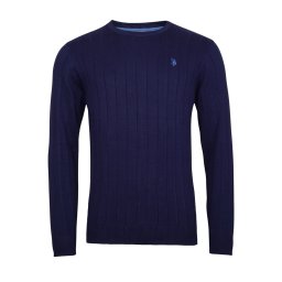 U.S. POLO ASSN. Pulover albastru închis