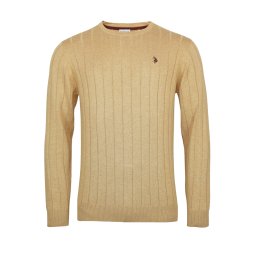 U.S. POLO ASSN. Pulover maro deschis