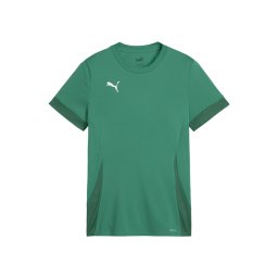 PUMA Tricou funcțional verde stuf / verde închis / alb