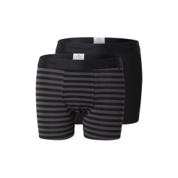 MADS NORGAARD COPENHAGEN Boxeri 'Mads Nørgaard x JBS of Denmark' gri închis / negru