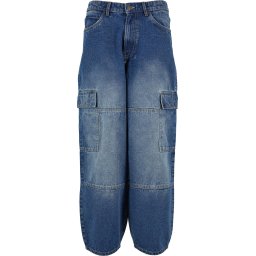 Urban Classics Pantaloni eleganți albastru denim