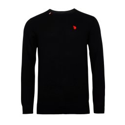 U.S. POLO ASSN. Pulover negru