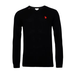 U.S. POLO ASSN. Pulover negru