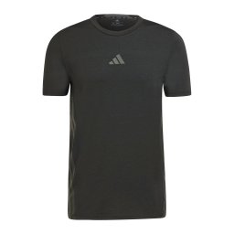 ADIDAS PERFORMANCE Tricou funcțional 'D4T' gri metalic / negru