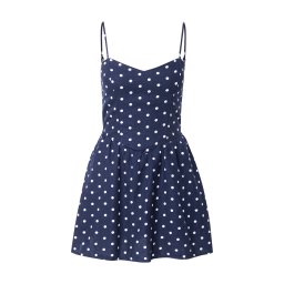 HOLLISTER Rochie bleumarin / alb