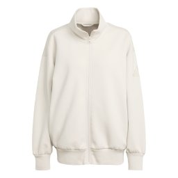 ADIDAS SPORTSWEAR Bluză cu fermoar sport 'Soft Lux Loose' bej deschis