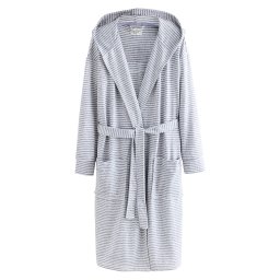 Next Halat pentru dimineață gri / alb