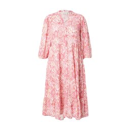 ONLY Carmakoma Rochie 'CARMILANA' portocaliu mandarină / roz deschis / roşu închis / alb