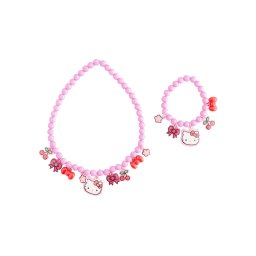 Next Set 'Hello Kitty' roz eozină / roșu / alb