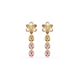 Swarovski Cercei 'Idyllia' galben / auriu / rosé / transparent
