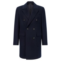 Boggi Milano Palton de primăvară-toamnă bleumarin
