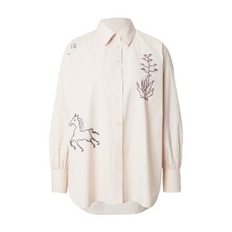 SCOTCH & SODA Bluză maro / roz / negru / alb